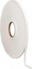 Made in USA - 50' x 3/8" x 1/4" White Polyethylene Foam Roll - Americas Industrial Supply