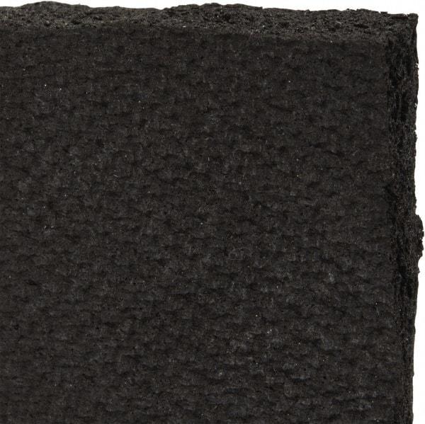 Made in USA - 36" Wide, Neoprene Foam Rubber Foam Sheet - 35 to 55 Durometer, Black, -40 to 150°F, Plain Backing, Cut-to-Length - Americas Industrial Supply