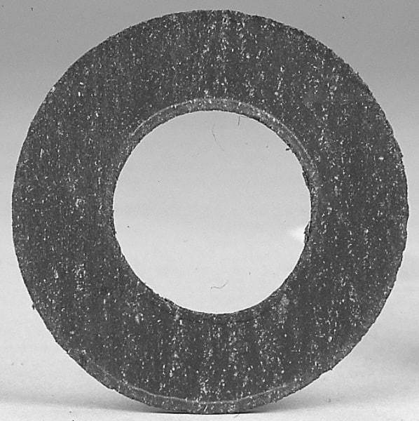 Made in USA - 12" Pipe, 12-3/4" ID x 16-1/8" OD Flange Gasket - Graphite, Silver Gray, 1/16" Thick - Americas Industrial Supply