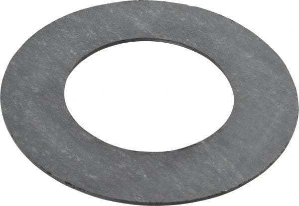 Made in USA - 1-1/2" Pipe, 1-29/32" ID x 3-3/8" OD Flange Gasket - Graphite, Silver Gray, 1/16" Thick - Americas Industrial Supply