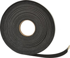 Made in USA - 50' x 3/4" x 1/8" Black Neoprene-Blend Spring Roll - Americas Industrial Supply
