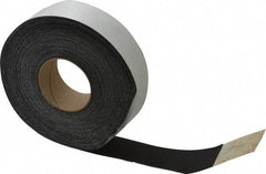 Made in USA - 1/16" Thick x 2" Wide x 50' Long Black Closed Cell Neoprene-Blend Spring Rubber Roll - Stock Length, Adhesive Back, 8 to 11 Lb/Cu Ft Density, -40°F to 158°F - Americas Industrial Supply