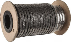 Made in USA - 3/16" x 30' Spool Length, Carbon Fiber Compression Packing - Americas Industrial Supply