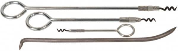 Made in USA - 4 Piece Rigid Shaft Packing Tool Set - Americas Industrial Supply