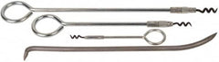 Made in USA - 4 Piece Rigid Shaft Packing Tool Set - Americas Industrial Supply