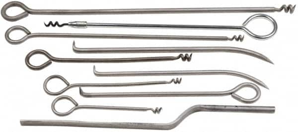 Made in USA - 10 Piece Rigid Shaft Packing Tool Set - Americas Industrial Supply