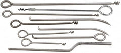 Made in USA - 10 Piece Rigid Shaft Packing Tool Set - Americas Industrial Supply