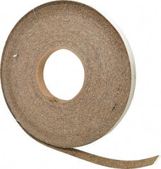 Made in USA - 3/4" Wide x 1/32" Thick, Adhesive Backed Gasketing Roll - 40 to 60 Durometer, 33 Lb per Cubic' Min Density - Americas Industrial Supply
