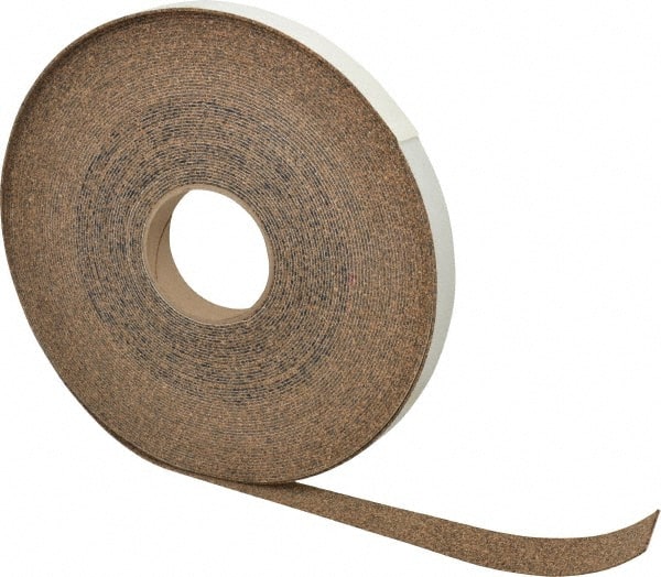 Made in USA - 1" Wide x 1/16" Thick, Adhesive Backed Gasketing Roll - Americas Industrial Supply