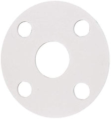 Made in USA - 1" Pipe, Flange Gasket - Gore-Tex GR, White, 1/16" Thick - Americas Industrial Supply