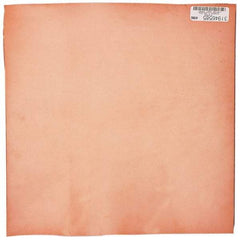 Made in USA - 12" Long x 12" Wide x 1/8" Thick, Leather Sheet Gasketing - Tan - Americas Industrial Supply