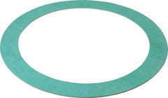 Made in USA - 8" Pipe, 8-5/8" ID x 11" OD Flange Gasket - Fiberglass/Aramid Fiber, Green/White, 1/16" Thick - Americas Industrial Supply