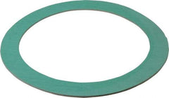 Made in USA - 8" Pipe, 8-5/8" ID x 11" OD Flange Gasket - Fiberglass/Aramid Fiber, Green/White, 1/8" Thick - Americas Industrial Supply