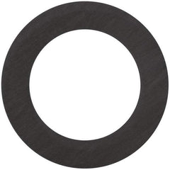 Made in USA - 4" Pipe, 4-1/2" ID x 6-7/8" OD Flange Gasket - Carbon Fiber, Black, 1/16" Thick - Americas Industrial Supply