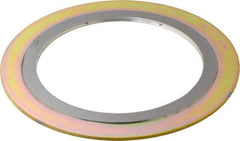 Value Collection - 4" Pipe, 5" ID x 7-1/8" OD Flange Gasket - Carbon Steel/Stainless Steel, 5-7/8" Flange Diam - Americas Industrial Supply