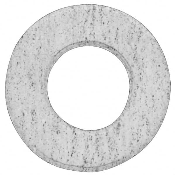 Made in USA - 2-1/2" Pipe, 2-15/32" ID x 4-7/8" OD Flange Gasket - PTFE, White, 3/32" Thick - Americas Industrial Supply