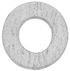 Made in USA - 2-1/2" Pipe, 2-15/32" ID x 4-7/8" OD Flange Gasket - PTFE, White, 3/32" Thick - Americas Industrial Supply