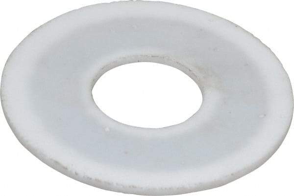Made in USA - 1" Pipe, 1-1/32" ID x 2-5/8" OD Flange Gasket - PTFE, White, 3/32" Thick - Americas Industrial Supply