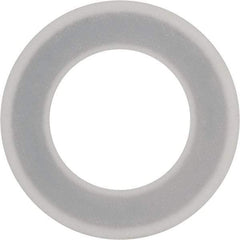 Made in USA - 3" Pipe, 3-1/16" ID x 5-3/8" OD Flange Gasket - PTFE, White, 3/32" Thick - Americas Industrial Supply