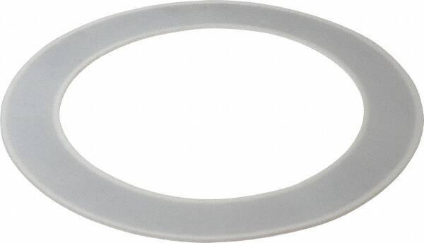 Made in USA - 8" Pipe, 8" ID x 11" OD Flange Gasket - PTFE, White, 3/32" Thick - Americas Industrial Supply