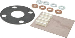 Made in USA - 2" Pipe, 2" ID x 6" OD Flange Gasket - Neoprene Rubber, 1/8" Thick - Americas Industrial Supply