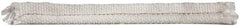 Made in USA - 1/2" Bulb Diam, 1" Overall Width, Fiberglass Tadpole Gasketing - 25' Long, White - Americas Industrial Supply