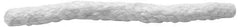 Made in USA - 1-1/4" Diam Silica Rope Gasketing - Off White, Cut to Length - Americas Industrial Supply