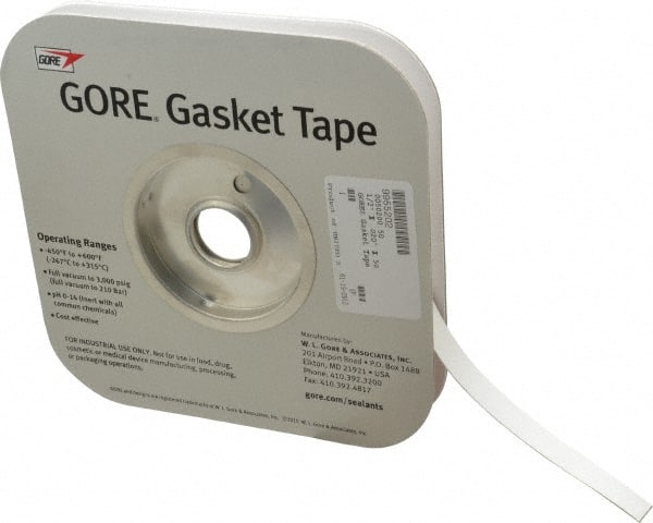 Made in USA - 0.02" Thick x 1/2" Wide, Gore-Tex Gasket Tape - Americas Industrial Supply