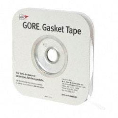 Made in USA - 0.04" Thick x 1/2" Wide, Gore-Tex Gasket Tape - 50' Long, White - Americas Industrial Supply