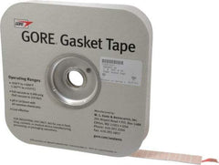 Made in USA - 0.065" Thick x 1" Wide, Gore-Tex Gasket Tape - 50' Long, White - Americas Industrial Supply