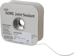 Value Collection - 100' Long x 1/8" Wide Gore Tex Joint Sealant - White, 1/8 to 1/4" Approximate Flange Form Width - Americas Industrial Supply