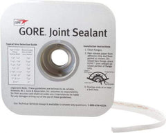 Value Collection - 75' Long x 3/16" Wide Gore Tex Joint Sealant - White, 5/16 to 3/8" Approximate Flange Form Width - Americas Industrial Supply