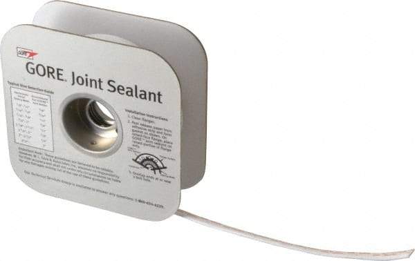 Value Collection - 50' Long x 1/4" Wide Gore Tex Joint Sealant - White, 7/16 to 5/8" Approximate Flange Form Width - Americas Industrial Supply