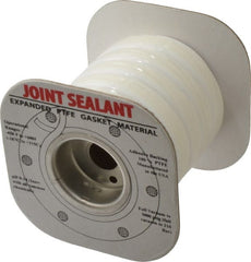 Made in USA - 15' Long x 5/8" Wide Economy PTFE Joint Sealant - Americas Industrial Supply