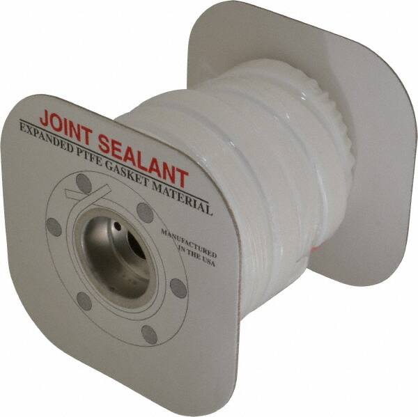 Made in USA - 20' Long x 3/4" Wide Economy PTFE Joint Sealant - Americas Industrial Supply