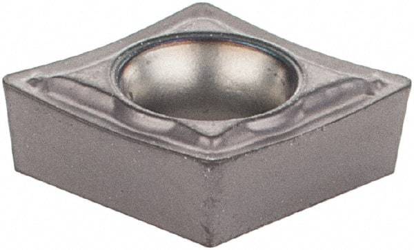 Iscar - CCMT2-1 SM Grade IC907 Carbide Turning Insert - 80° Diamond, 1/4" Inscr Circle, 3/32" Thick, 1/64" Corner Radius - Americas Industrial Supply