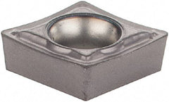 Iscar - CCMT2-1 SM Grade IC907 Carbide Turning Insert - 80° Diamond, 1/4" Inscr Circle, 3/32" Thick, 1/64" Corner Radius - Americas Industrial Supply