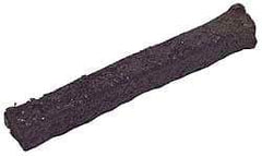 Made in USA - 1/2" x 3.8' Spool Length, Acrylic Fiber Graphite Yarn Compression Packing - 500° F Max, Dark Gray - Americas Industrial Supply