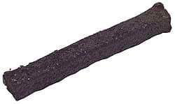 Made in USA - 5/16" x 25' Spool Length, Graphite Yarn Compression Packing - 3,500 Max psi, -450 to 6000° F, Dark Gray - Americas Industrial Supply