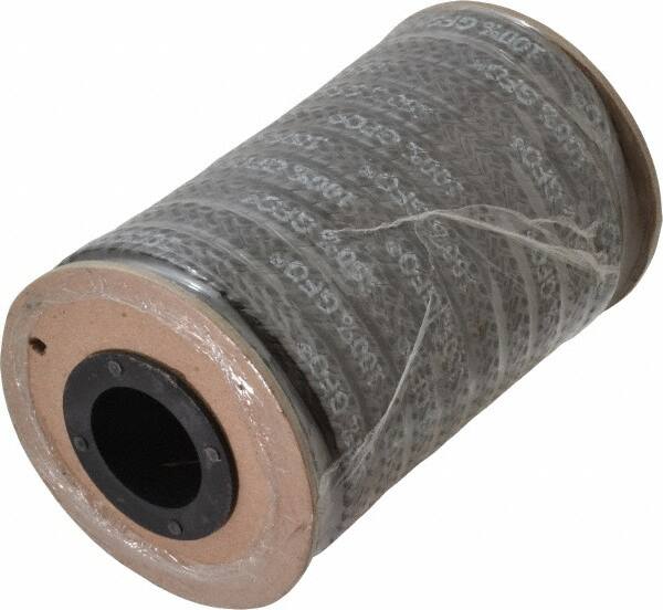 Made in USA - 3/8" x 10' Spool Length, 100% GFO Fiber Compression Packing - Americas Industrial Supply