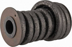 Made in USA - 3/8" x 5-1/2' Spool Length, Graphite Impregnated Aramid Compression Packing - 1,800 Max psi, -50 to 600° F, Gray - Americas Industrial Supply