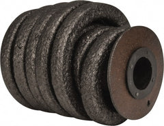 Made in USA - 5/8" x 4.7' Spool Length, Graphite Impregnated Aramid Compression Packing - Americas Industrial Supply