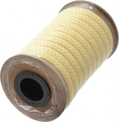 Made in USA - 3/8" x 10-1/2' Spool Length, TFE/Aramid Compression Packing - Americas Industrial Supply