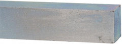 Made in USA - 12" Long x 1" High x 1" Wide, Zinc-Plated Oversized Key Stock - C1018 Steel - Americas Industrial Supply
