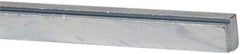Made in USA - 12" Long, Zinc-Plated Step Key Stock for Shafts - C1018 Steel - Americas Industrial Supply