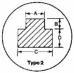 Made in USA - 12" Long, Zinc-Plated Step Key Stock for Gears - C1018 Steel - Americas Industrial Supply