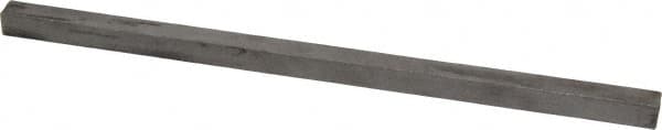 Made in USA - 12" Long x 1/2" High x 1/2" Wide, Undersized Key Stock - 18-8 Stainless Steel - Americas Industrial Supply