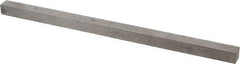 Made in USA - 12" Long x 9/16" High x 9/16" Wide, Undersized Key Stock - 18-8 Stainless Steel - Americas Industrial Supply