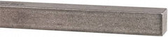 Made in USA - 12" Long x 1/2" High x 1/2" Wide, Undersized Key Stock - Type 316 Stainless Steel - Americas Industrial Supply