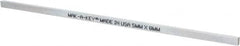 Made in USA - 12" Long, Zinc-Plated Oversized Key Stock - C1045 Steel - Americas Industrial Supply